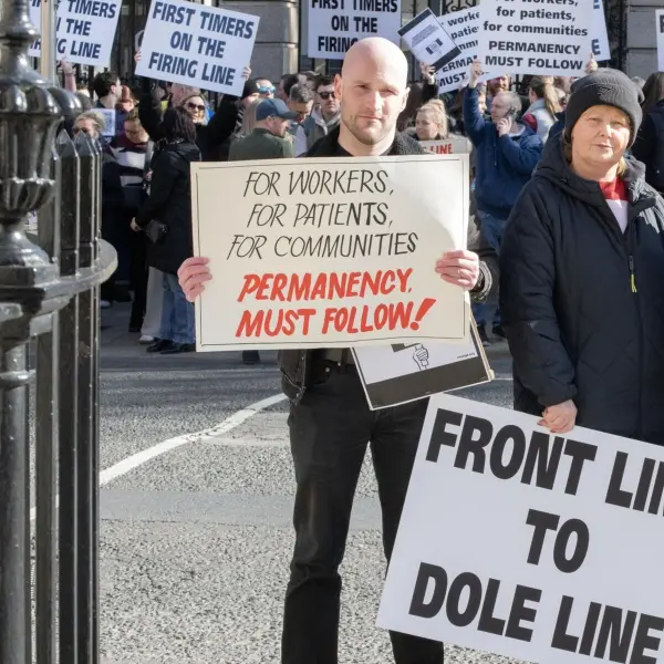 Paramedics at Dáil Eireann