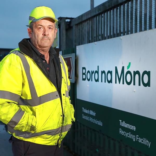 Bord Na Mona worker