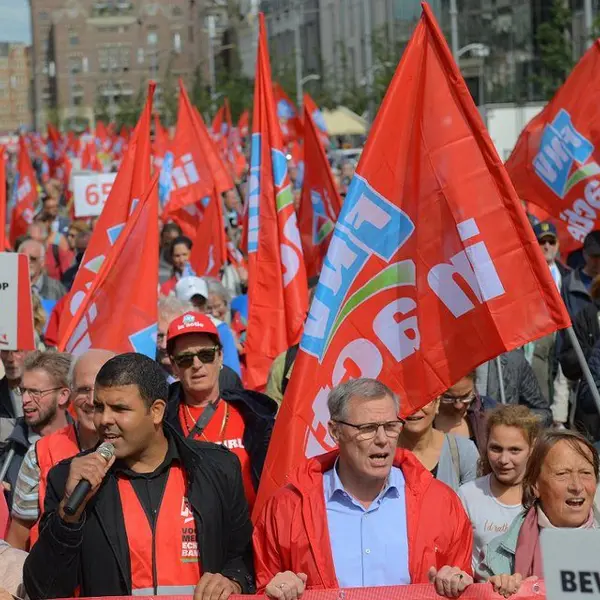 Dutch worker protests