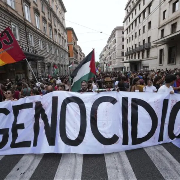 Italian workers' protest