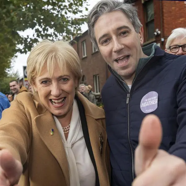 Heather Humphreys and Simon Harris