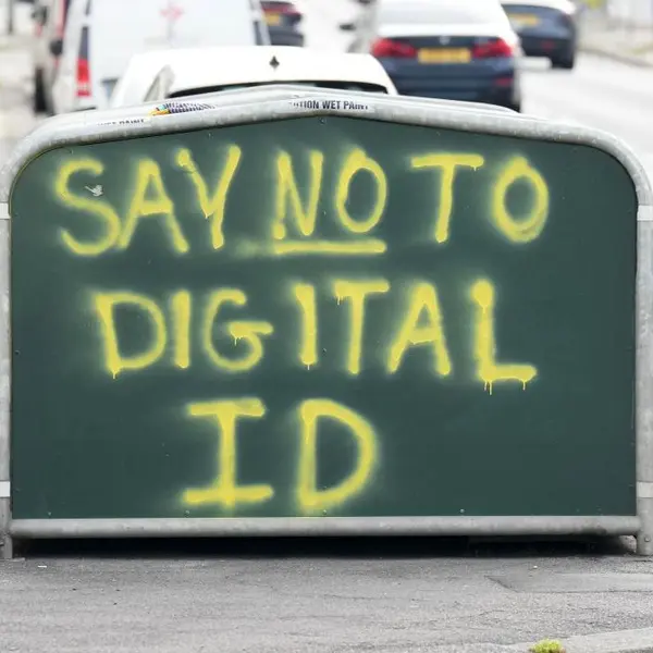 Anti-Digital ID grafitti