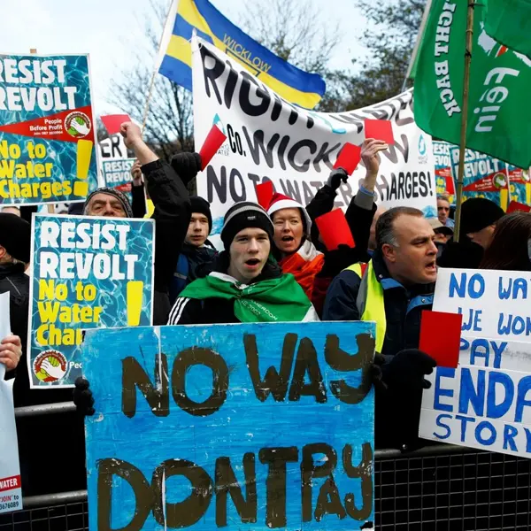water protests Ireland